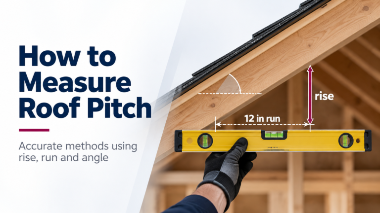 How to Measure Roof Pitch: 5 Accurate Methods